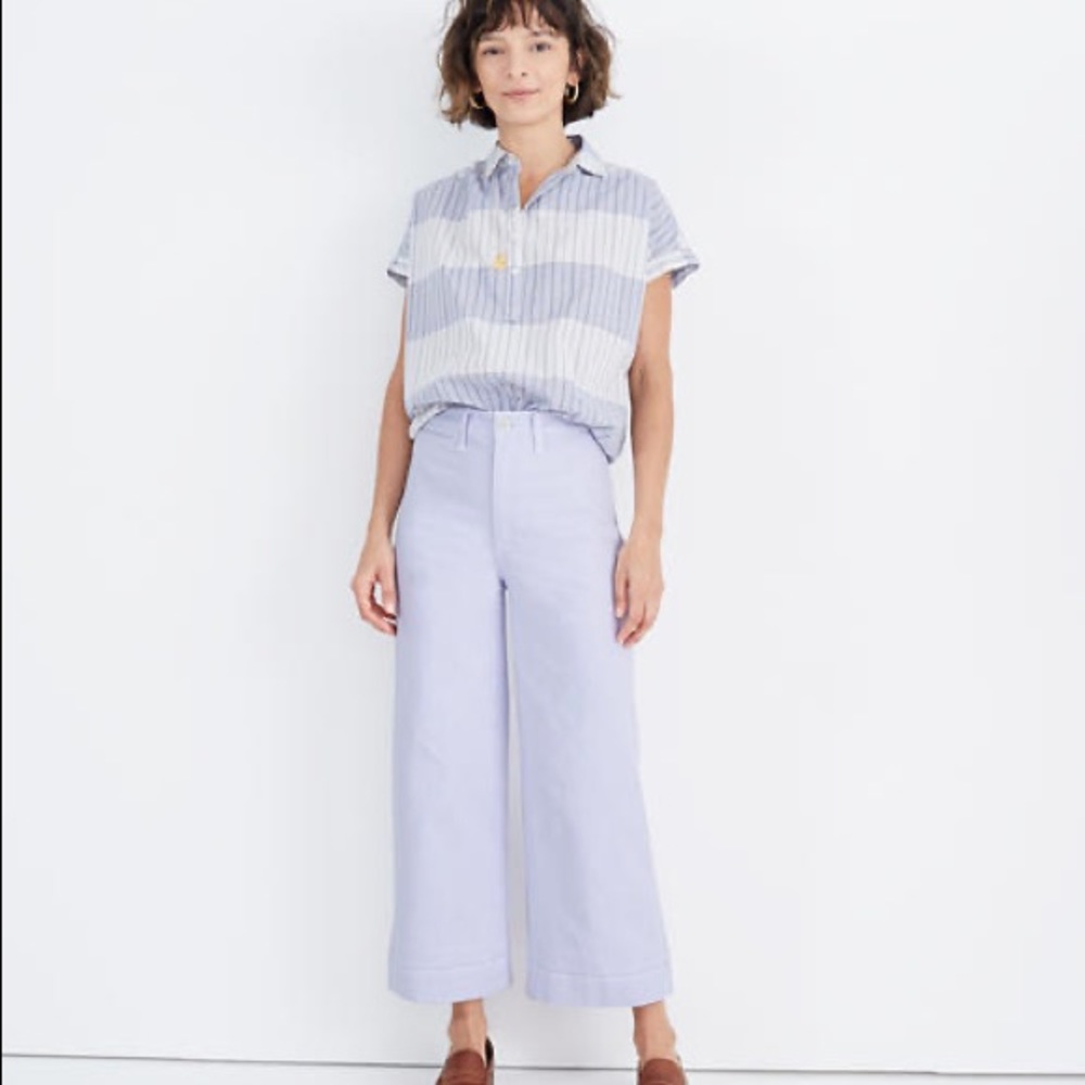 Madewell  Emmett Wide Leg Crop